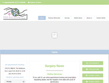 Tablet Screenshot of meridian-surgery.co.uk